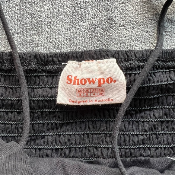 showpo black blouse tank NWOT - Picture 2 of 2